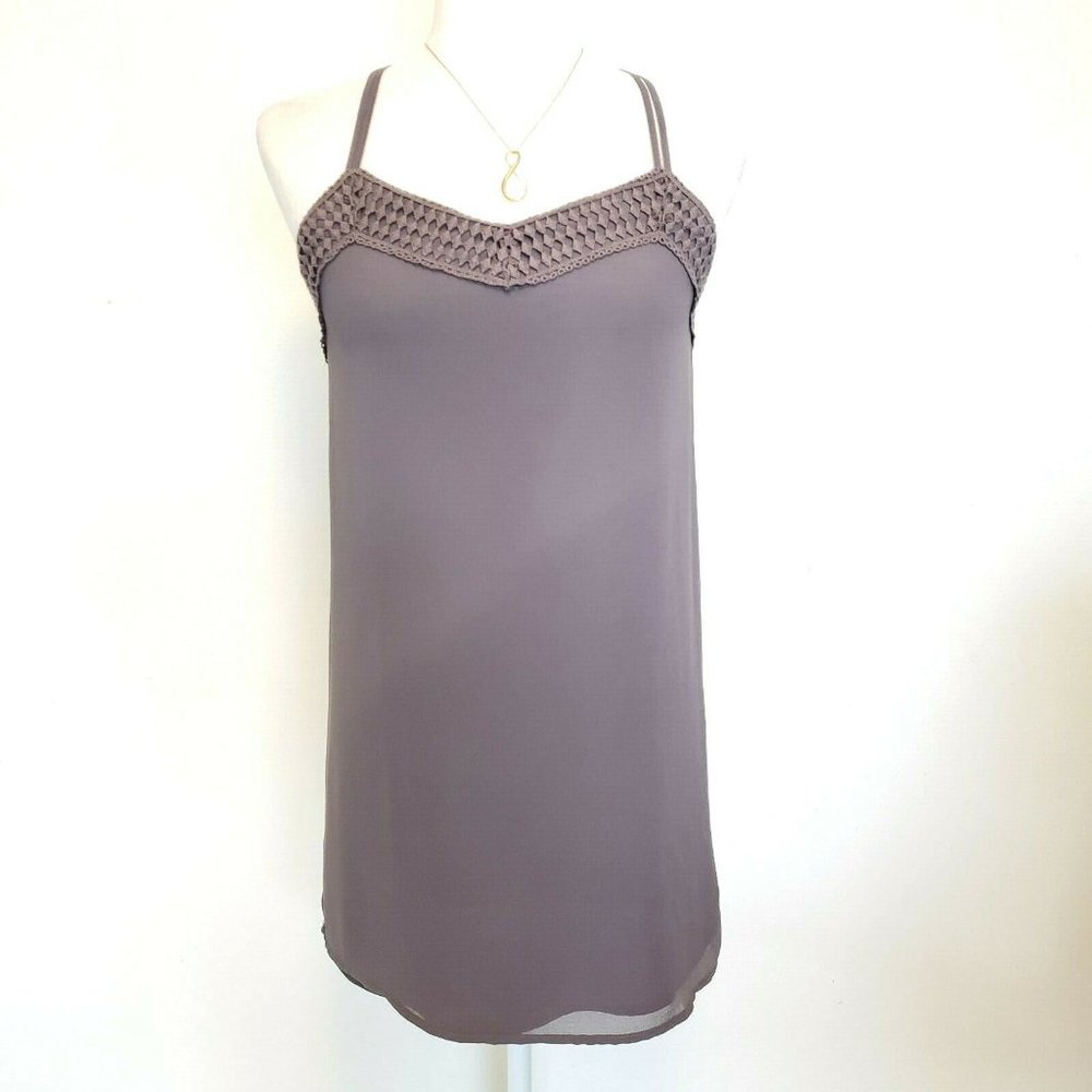 Naked Zebra Taupe Brown Mini Dress Size‎ S